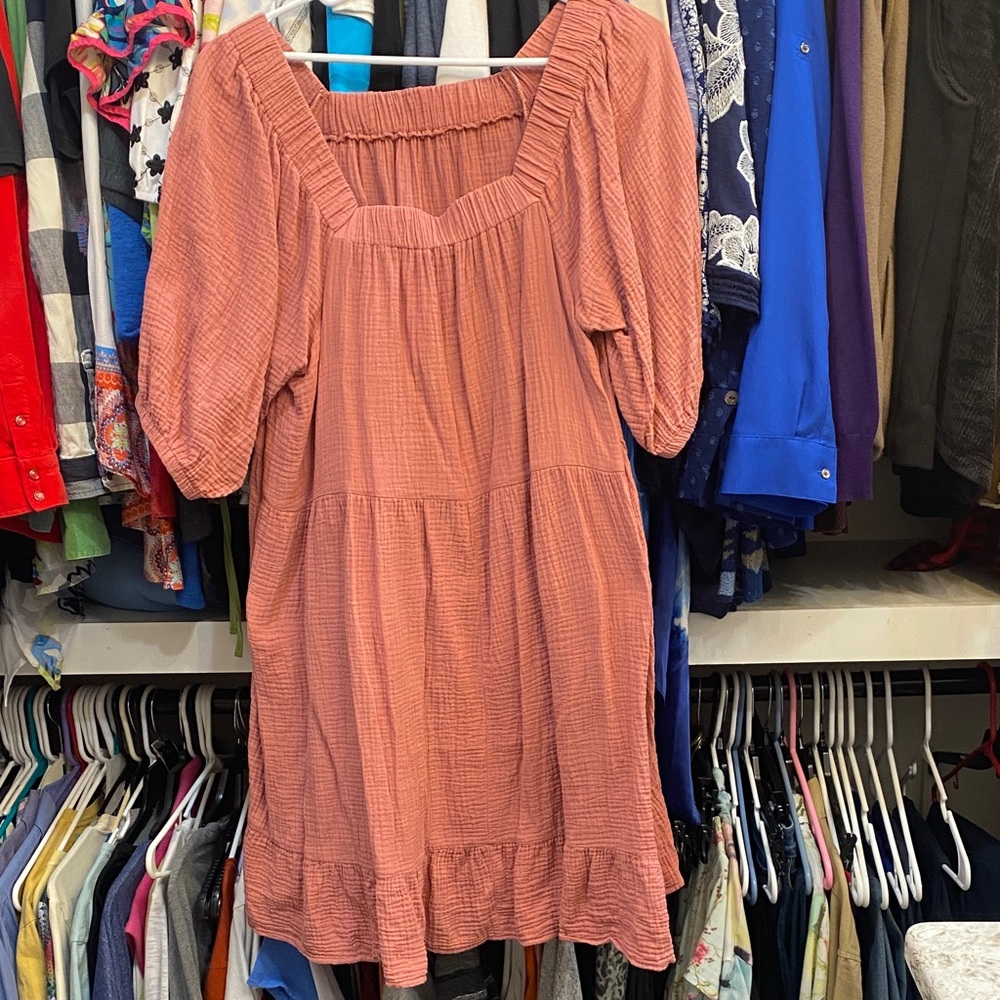 Wonderly Terracotta Midi Dress